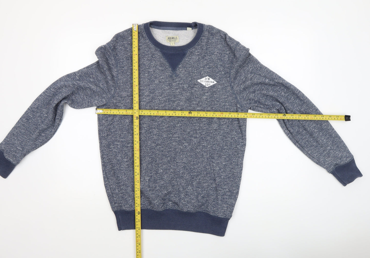 Mens UK Size S Jack Wills Blue Pullover Sweatshirt