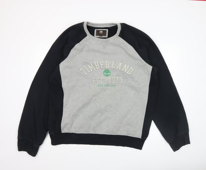 Mens UK Size 2XL Timberland Grey Pullover Sweatshirt