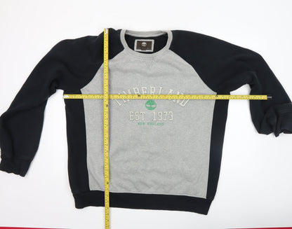 Mens UK Size 2XL Timberland Grey Pullover Sweatshirt