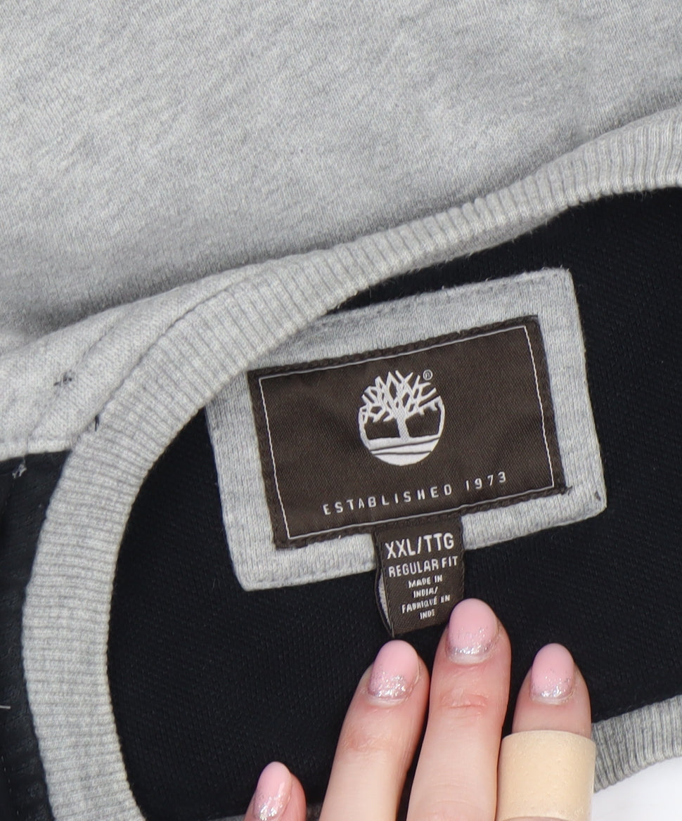 Mens UK Size 2XL Timberland Grey Pullover Sweatshirt