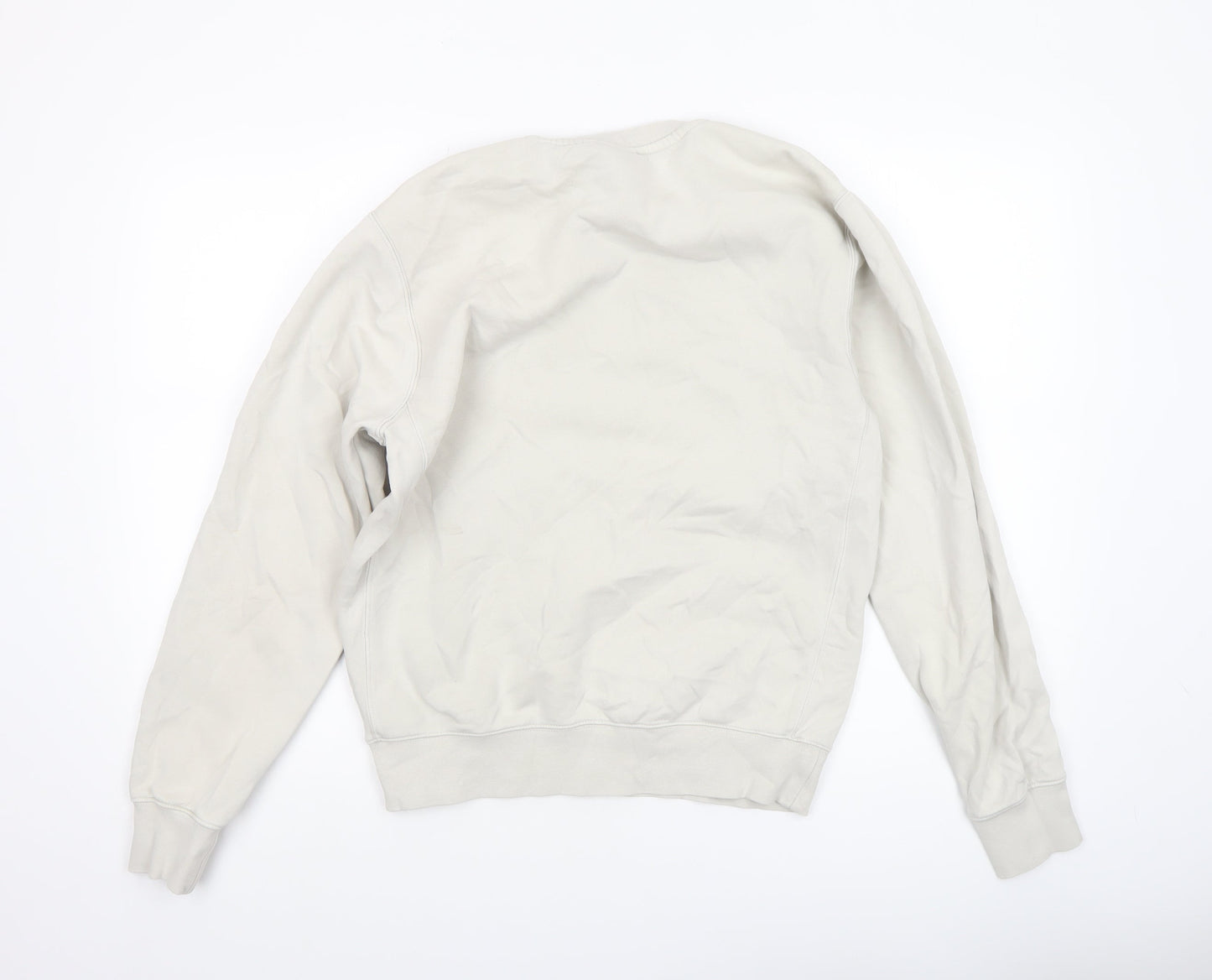 Womens UK Size XS Nike Beige Pullover Sweatshirt
