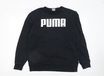Mens UK Size L PUMA Black Pullover Sweatshirt