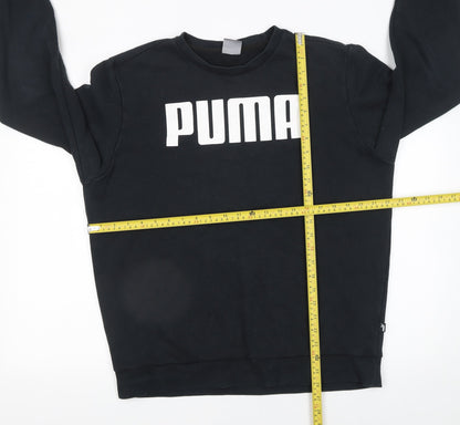 Mens UK Size L PUMA Black Pullover Sweatshirt