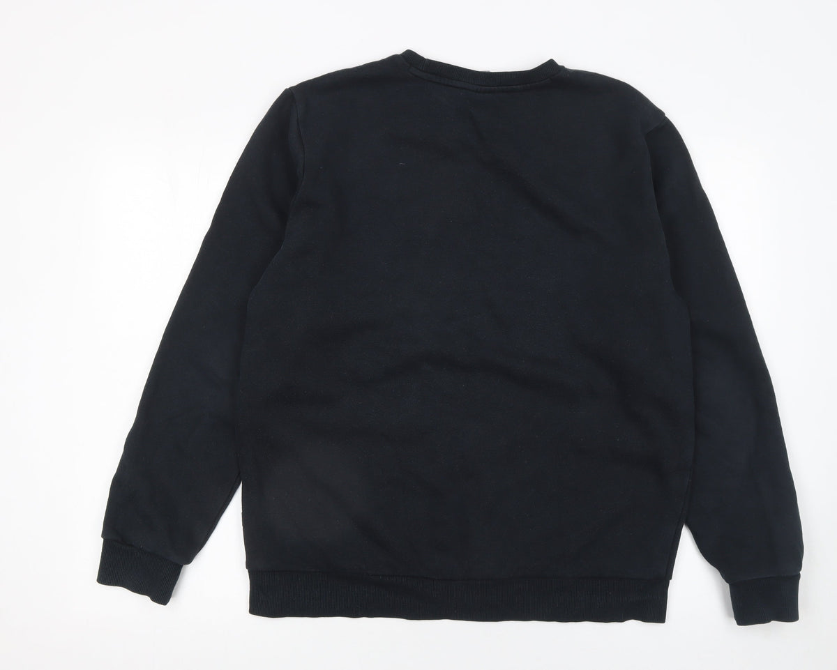 Mens UK Size L PUMA Black Pullover Sweatshirt