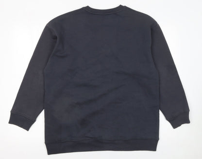 Womens UK Size M Harvard Black Pullover Sweatshirt