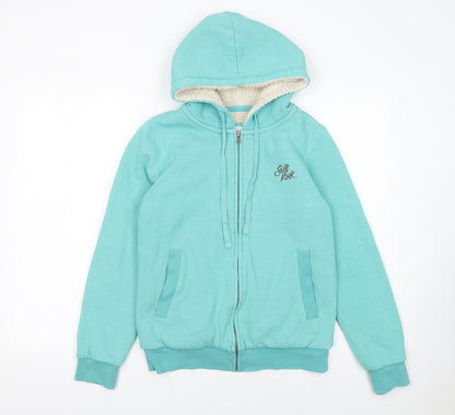 Womens UK Size 8 Saltrock Blue Full Zip Hoodie