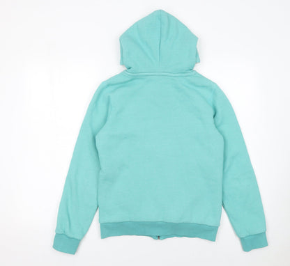 Womens UK Size 8 Saltrock Blue Full Zip Hoodie