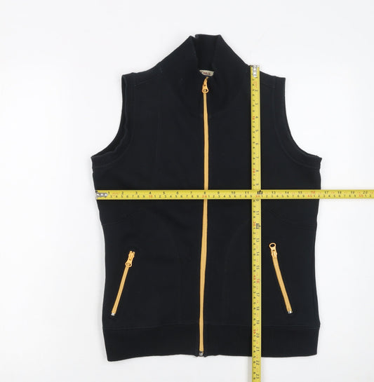 Womens UK Size S Wills Sport Black Vest Sweatshirt