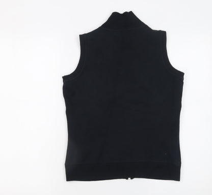 Womens UK Size S Wills Sport Black Vest Sweatshirt