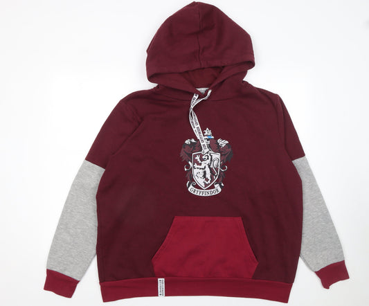 Womens UK Size XL Harry Potter Multicoloured Pullover Hoodie