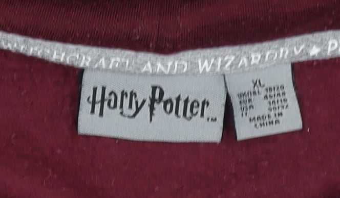 Womens UK Size XL Harry Potter Multicoloured Pullover Hoodie