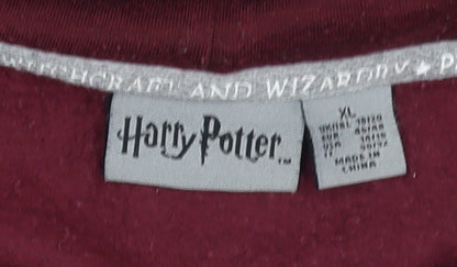 Womens UK Size XL Harry Potter Multicoloured Pullover Hoodie