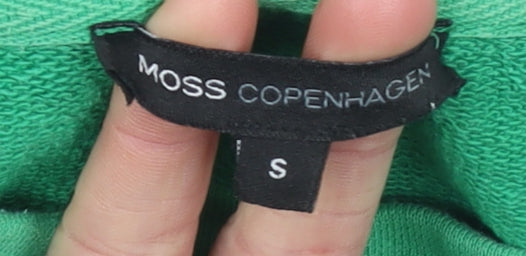 Womens UK Size S Moss Copenhagen Green Pullover Sweatshirt