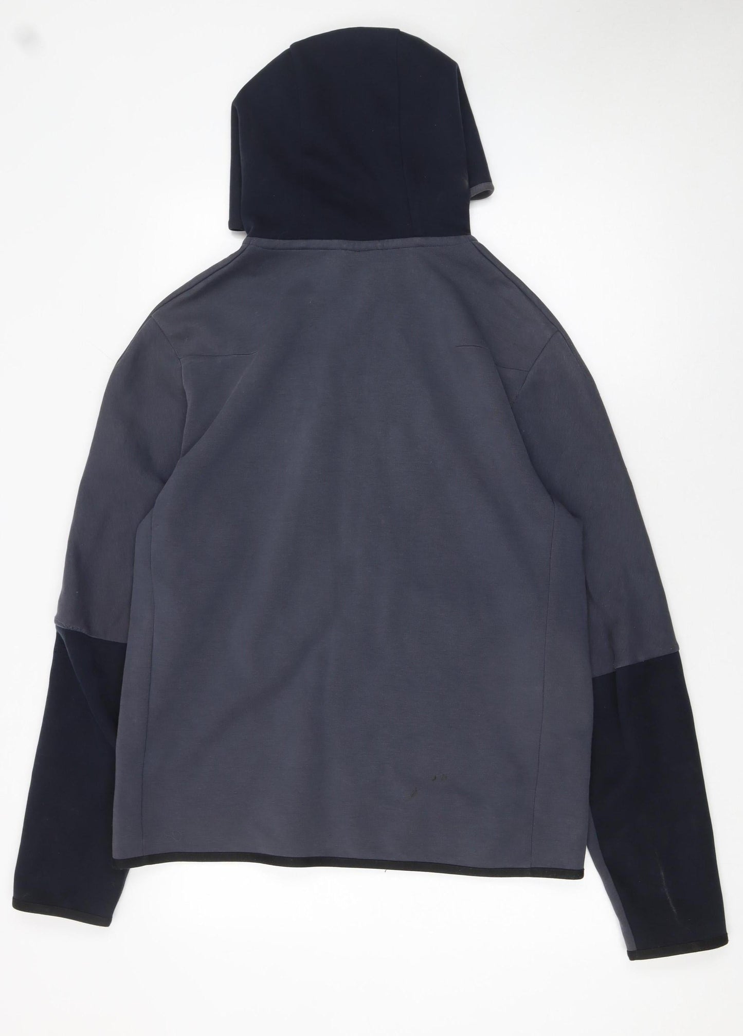 Mens UK Size M Nike Blue Full Zip Hoodie