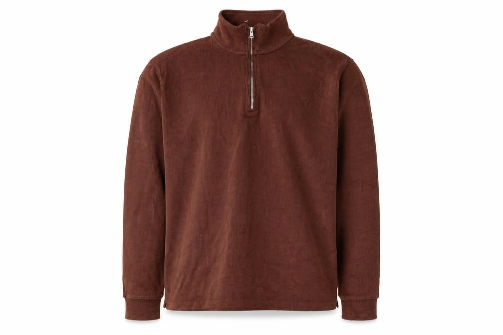 Mens UK Size M Marks and Spencer Brown Pullover Sweatshirt