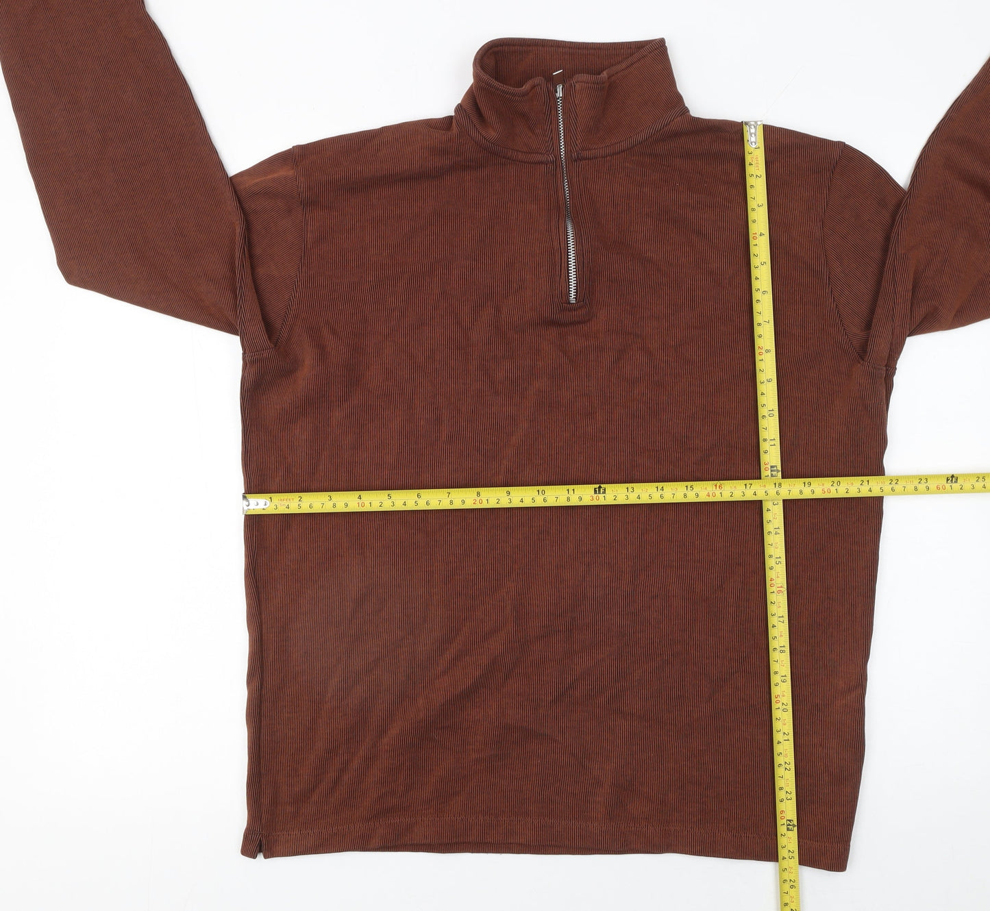 Mens UK Size M Marks and Spencer Brown Pullover Sweatshirt