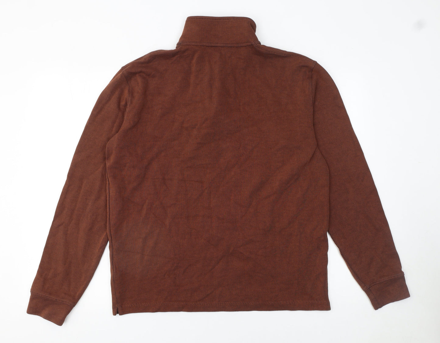 Mens UK Size M Marks and Spencer Brown Pullover Sweatshirt