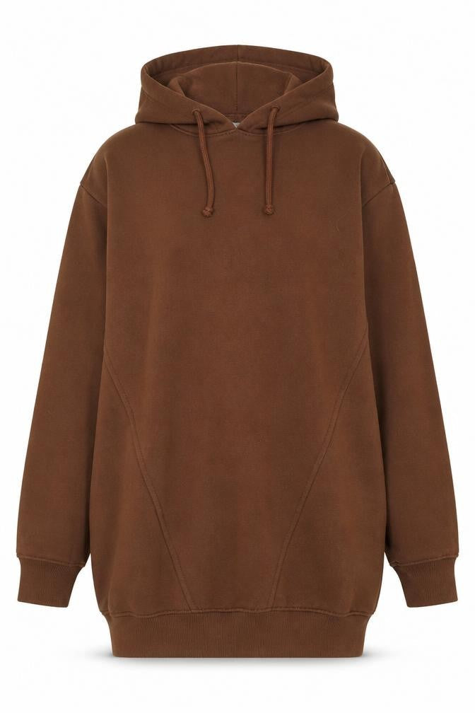 Womens UK Size 6 Threadbare Brown Pullover Hoodie