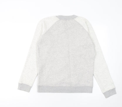 Womens UK Size 6 Jack Wills Grey Pullover Sweatshirt