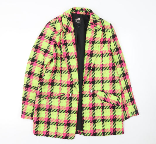 Womens UK Size 8 River Island Regular Multicoloured Blazer
