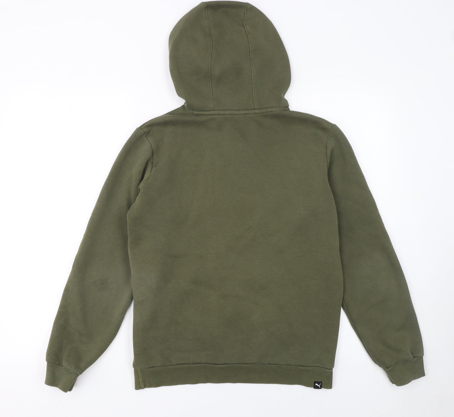Boys UK Size 14-15 Years PUMA Green Pullover Hoodie