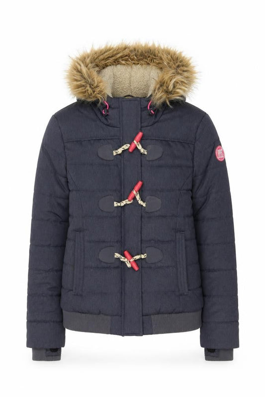 Womens UK Size L Superdry Blue Puffer Jacket