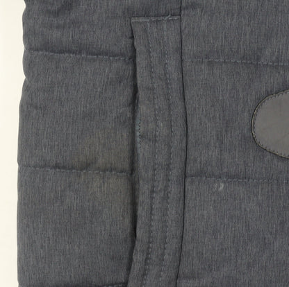 Womens UK Size L Superdry Blue Puffer Jacket
