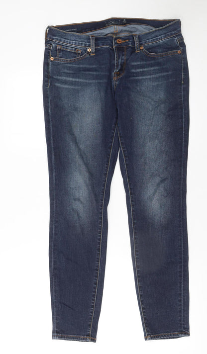 Womens UK Size 6 Lucky Brand Slim Fit Skinny Blue Jeans