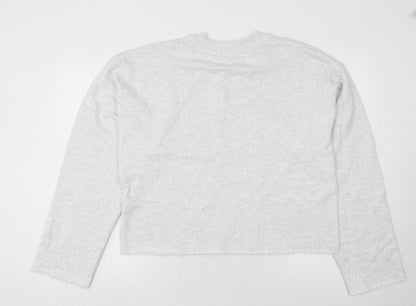 Bound Apparel Women's Grey Small Crew Neck Pullover Sweatshirt