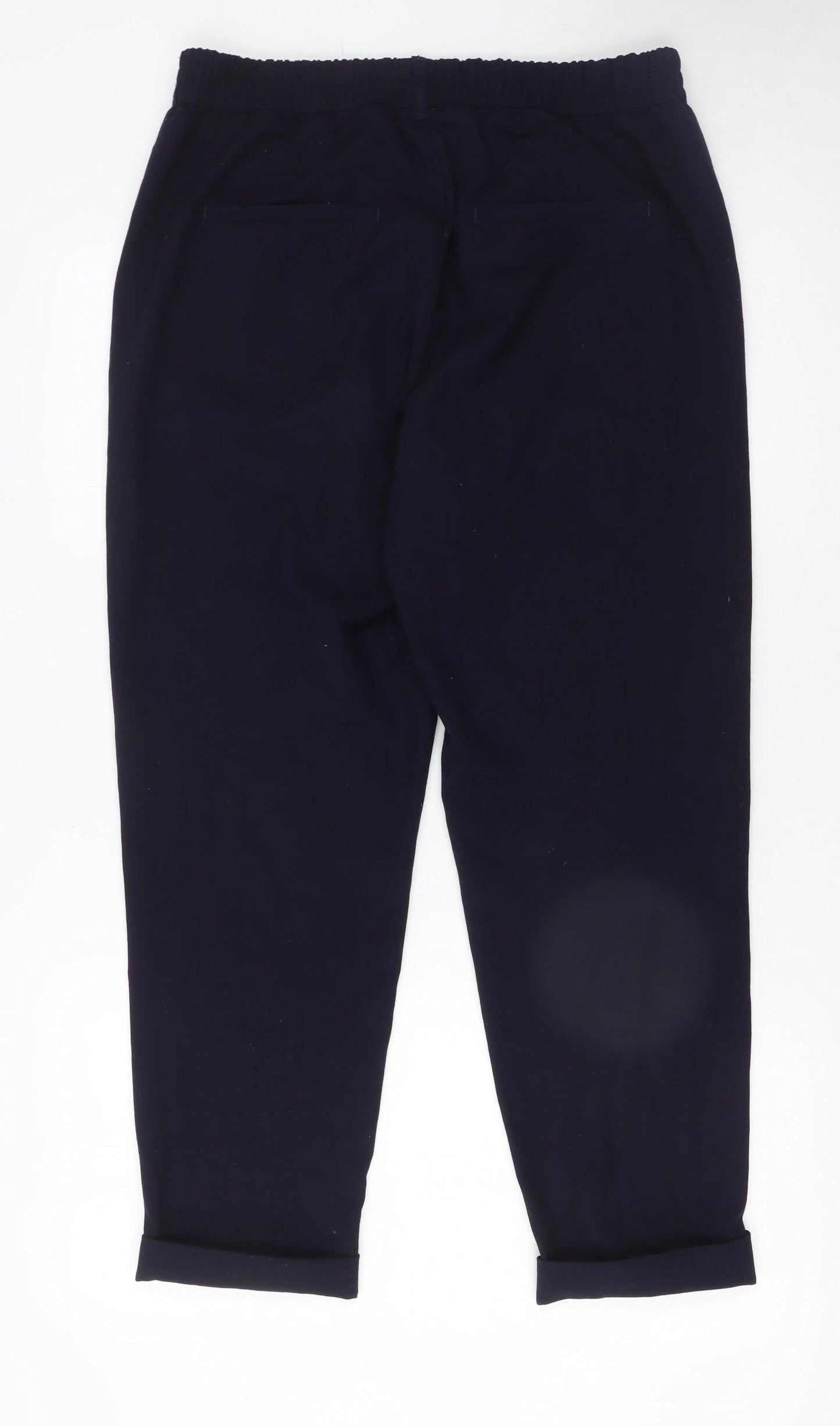 Womens UK Size 12 Savida Regular Fit Cropped Blue Trousers