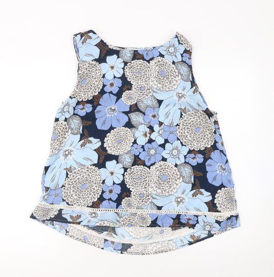 Womens UK Size L Grace & Mila Blue Camisole Tank