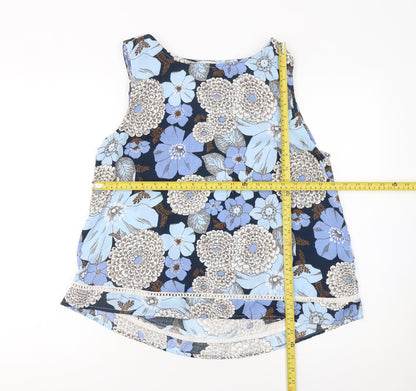 Womens UK Size L Grace & Mila Blue Camisole Tank