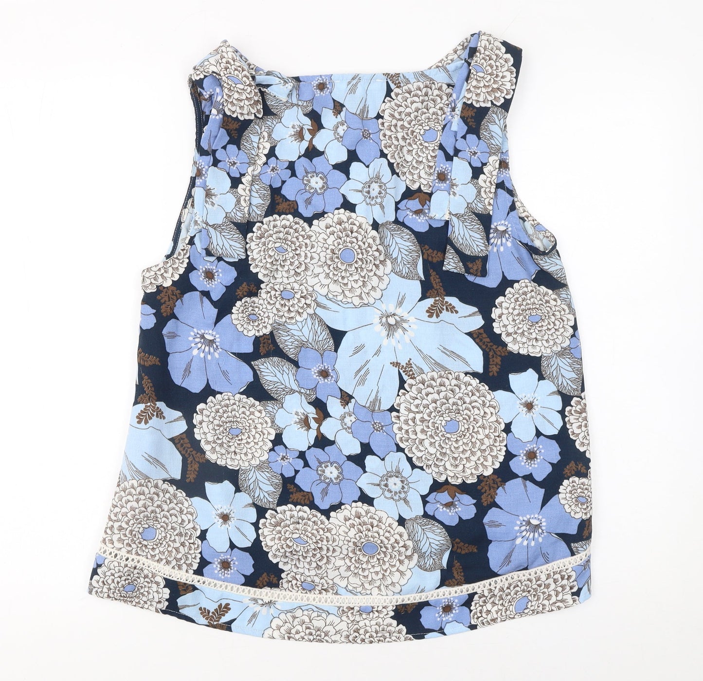 Womens UK Size L Grace & Mila Blue Camisole Tank