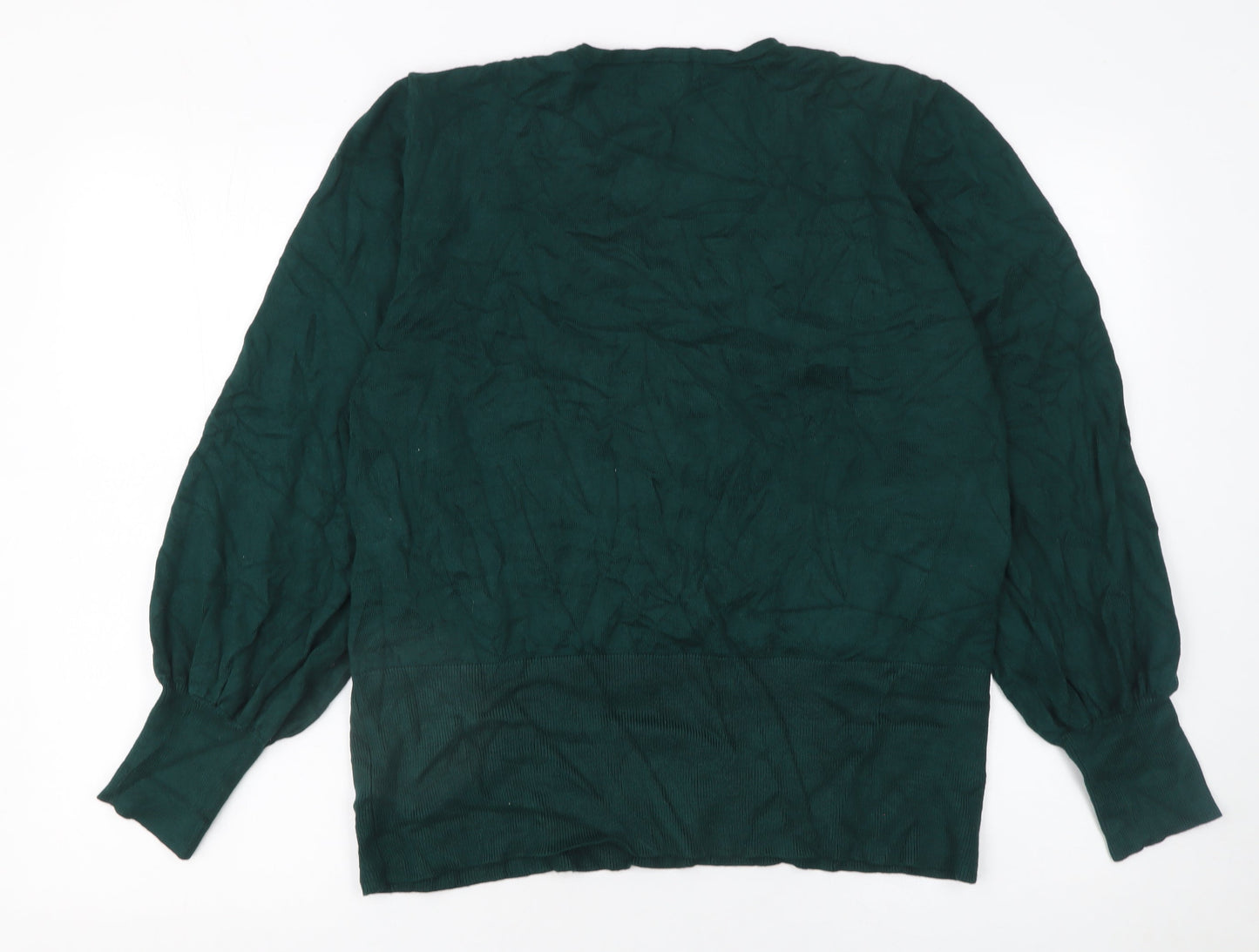 Womens UK Size XL Wallis Green Wrap Jumper