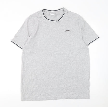 Mens UK Size L Slazenger Grey  T-Shirt
