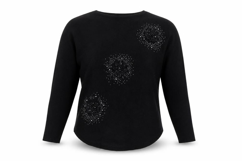 Womens UK Size M Paramour Black Pullover Jumper