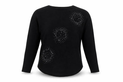 Womens UK Size M Paramour Black Pullover Jumper