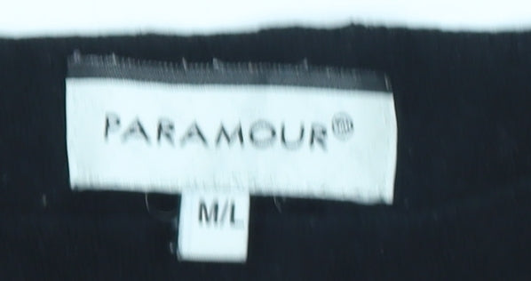 Womens UK Size M Paramour Black Pullover Jumper