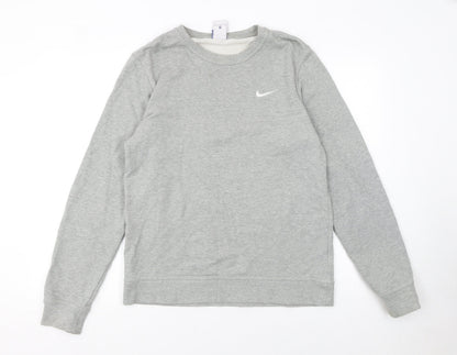 Mens UK Size M Nike Grey Pullover Sweatshirt