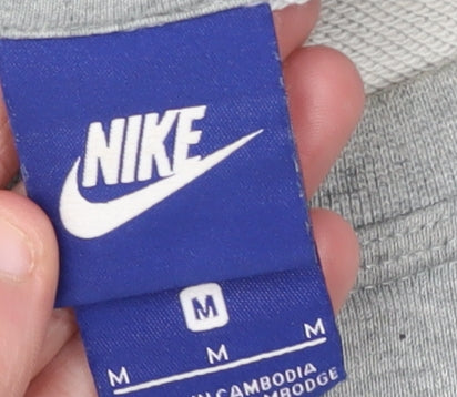 Mens UK Size M Nike Grey Pullover Sweatshirt