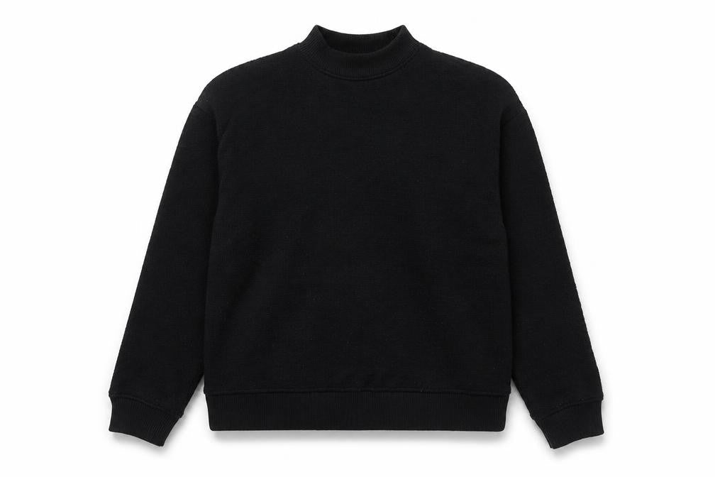 Womens UK Size S Zara Black Pullover Sweatshirt