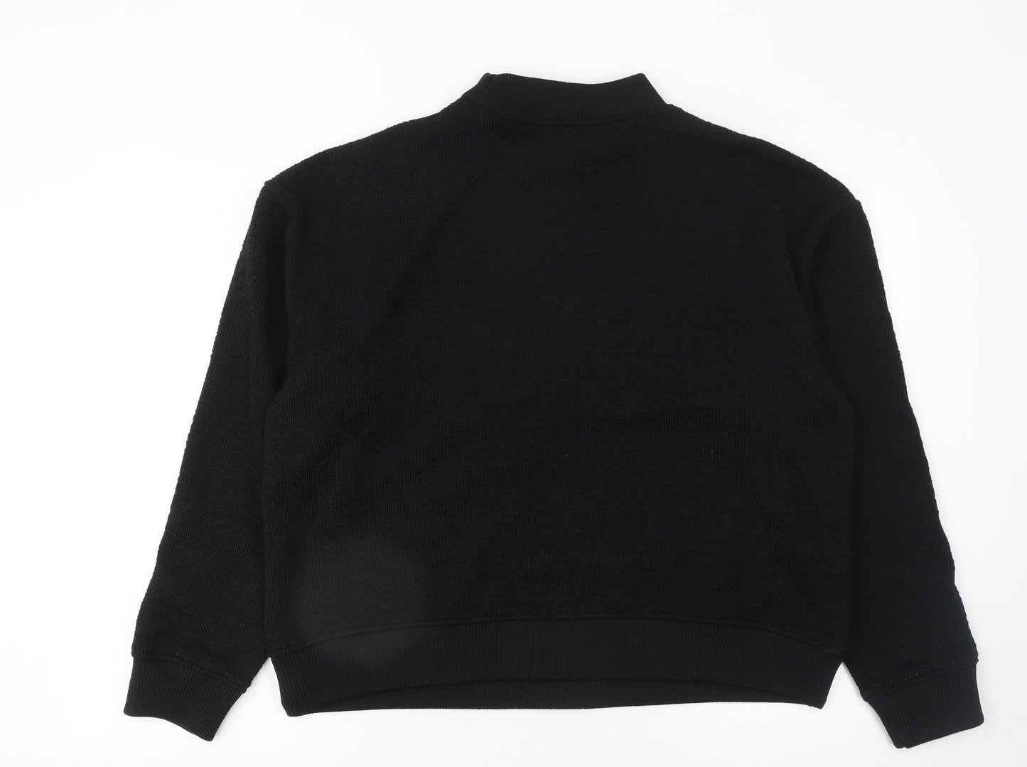 Womens UK Size S Zara Black Pullover Sweatshirt