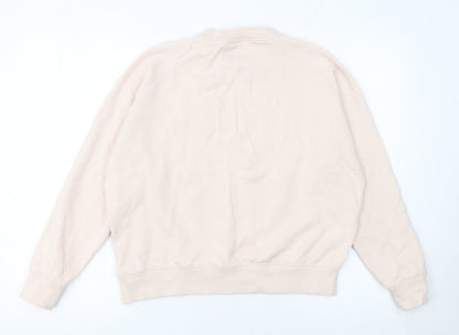 Womens UK Size M Maison Labiche Beige Pullover Sweatshirt