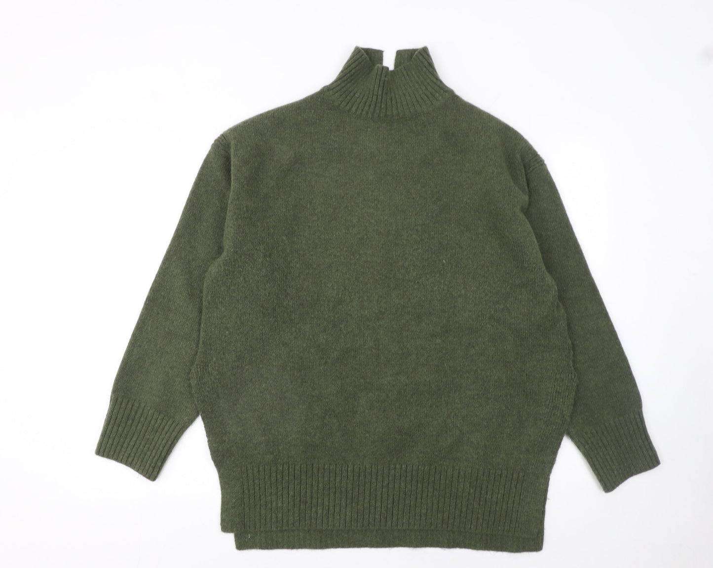 Womens UK Size 12 H&M Green Pullover Jumper