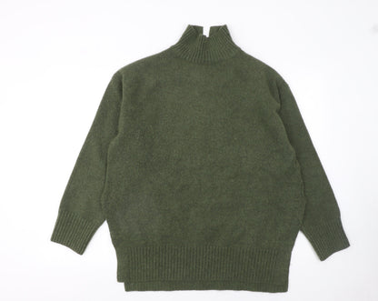 Womens UK Size 12 H&M Green Pullover Jumper