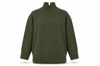 Womens UK Size 12 H&M Green Pullover Jumper