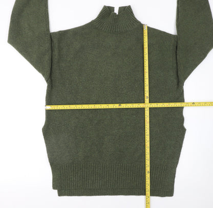 Womens UK Size 12 H&M Green Pullover Jumper