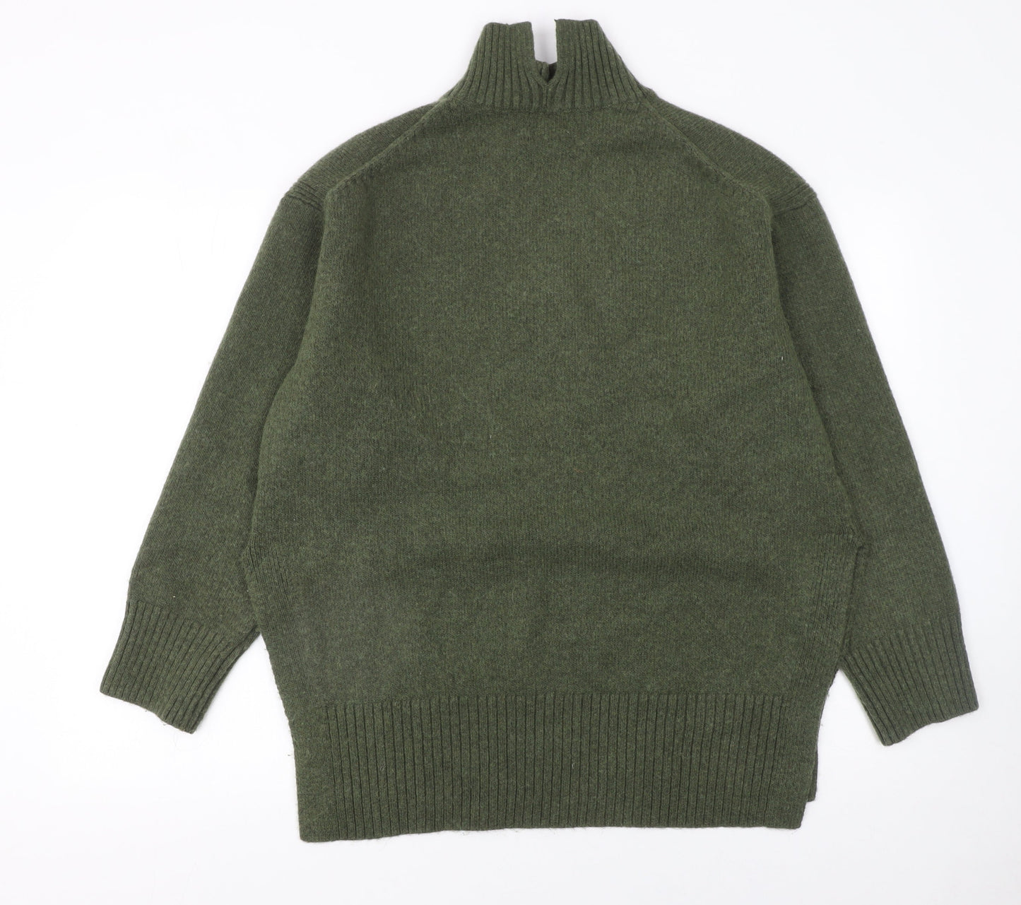 Womens UK Size 12 H&M Green Pullover Jumper