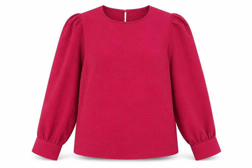 Womens UK Size 12 Gallery Pink Basic Blouse