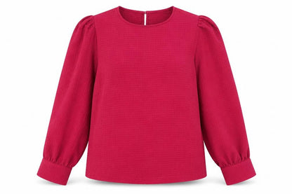 Womens UK Size 12 Gallery Pink Basic Blouse
